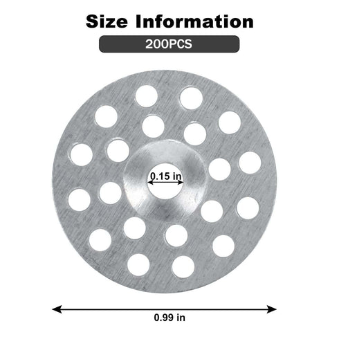 1 Inch Plaster Washers 200 Pcs Plaster Buttons Metal Washers for Screws Plaster Repair Rings Profile Washer for Wall Ceiling Drywall Repair...