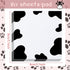 6 Packs Cute Cow Print Notes 3.2 x 3.2 Inches Post Sticky Notes Self Sticky Note Pads Cow Print Self Adhesive Paper Memo Pads for Reminders Studyi...