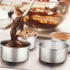 TeamFar 4 Inch Cake Pan, Mini Cake Pan Small Round Baking Tins Set Stainless Steel, For Baking Steaming Serving, Healthy & Sturdy, Easy Clean & Di...