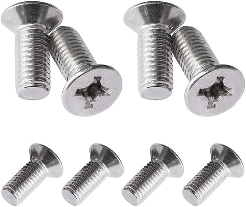 8PCS Stainless Steel Brake Disc Rotor Screws, Car Front and Rear Retaining Hardware Screw Kit, Replace 93600-06014-0H for K3, City, Civic, Accord,...