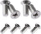 8PCS Stainless Steel Brake Disc Rotor Screws, Car Front and Rear Retaining Hardware Screw Kit, Replace 93600-06014-0H for K3, City, Civic, Accord,...