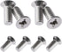 8PCS Stainless Steel Brake Disc Rotor Screws, Car Front and Rear Retaining Hardware Screw Kit, Replace 93600-06014-0H for K3, City, Civic, Accord,...