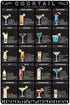 Novelty Metal Sign Cocktail Menu Cafe Shots Mixology Tin Sign Cocktail Recipe Guide Plaque Wall Art Decor For Kitchen Bar Pub Cafe Garage 12x18 In...