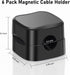 Magnetic Cable Holder 6 Pack Magnetic Cable Organizer Clips for Desk Hide Phone Charging Cable Keeper Adhesive Charger Wire Holder for Home Office...