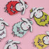 100Pcs Cute Sheep Shape Wooden Buttons in Bulk for DIY Crafts Sewing Knitting Card Making Mix Color...