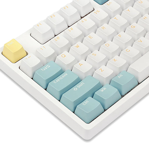 Happy Balls Keycaps Doubleshot PBT Keycap Set Custom OEM Profile Cherry MX Keyset for 61 63 64 66 68 84 87 96 100 104 108 MX Switches Mechanical K...