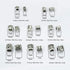 LolliBeads (TM) Antiqued Silver Tone Bracelet Jewelry Marking Large Hole Spacer Beads Round Tube Charm Beads (80pcs)...