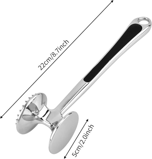 Aliglow Meat Tenderizer Hammer Tool Mallet Pounder for Kitchen Tenderizing Steak Beef Poultry,Heavy Duty Dual-Sided Tenderiser with Soft Grip Hand...