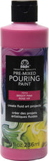 FolkArt Pre-Mixed Acrylic Pouring Paint, 8 oz, Bright Pink...