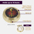 Gold Tone IHS Chalice and Host Communion PYX with Epoxy Lid, 2 1/4 Inch...