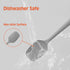 Permanent Warranty Silicone Large Spoonila 1 PCS Heat Resistant Silicone Spatula Cooking for Nonstick Cookware Kitchen Gadgets Large Spoonila Grey...