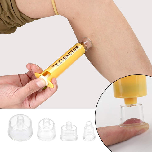 Snake Bite Kit, Bee Sting Kit, Emergency First Aid Supplies, Venom Extractor Suction Pump, Bite and Sting First Aid for Hiking, Backpacking and Ca...