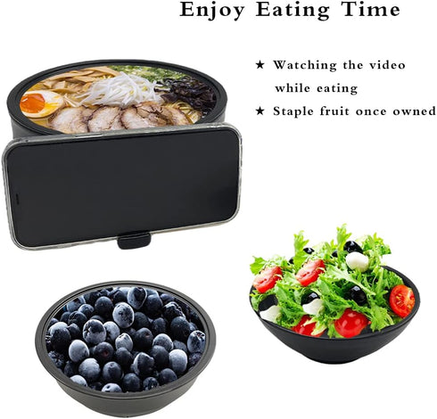 33oz Microwave Ramen Cooker,Ramen Bowl Set,Instant Noodles Bowl with Chopsticks,Rapid Ramen Cooker with Handles for College Dorm Room Apartment Es...