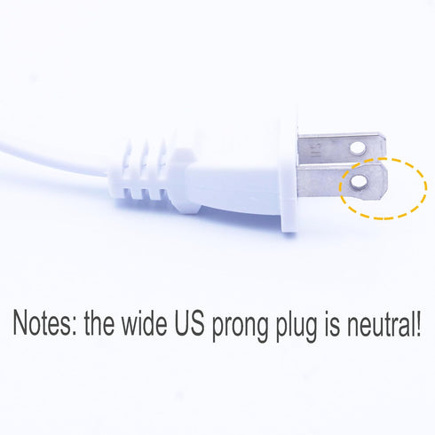 Lamp Cord with Switch, Extension Cord 6 Feet Flat Plug Wiring Stripped Ends Replacement for DIY and Repair Lights Cable (White)...