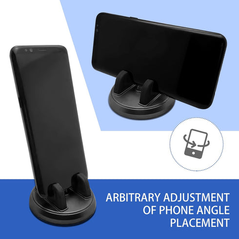 1 PC Car Dashboard Cell Phone Holder, Vertical Horizontal Rotate Design, Vehicle Phone Mount, Universal Automotive Smartphones Bracket Accessories...