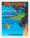Reno Nevada - Lake Tahoe California - United Airlines - Vintage Airline Travel Poster by Tom Hoyne c.1970s - Fine Art Matte Paper Print (Unframed)...