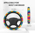 Tie Dye Steering Wheel Cover Women Car Universal Accessories Non Slip 15 Inch SUV Trucks Gifts Soft Comfortable (Neoprene)...