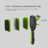 5 in 1 Pet Grooming Kit Dog Brush & Cat Brush Set 2 Sided Detachable Dematting Deshedding Comb for Stubborn Mats & Tangles,Hair Removing,Bath&Mass...