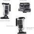 Side Open Skeleton Housing Case for GoPro Hero 5/6/7 Black Action Camera - Protective Lens Removal NOT Needed - Transparent Clear...