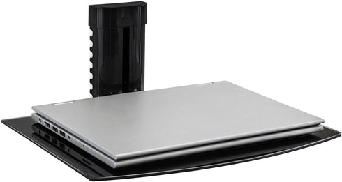 Mount-It! Floating Wall Mounted Shelf Bracket Stand for AV Receiver, Component, Cable Box, Playstation4, Xbox1, Blue Ray DVD Player, Projector, 17...