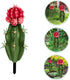 Decorative Garden Inserts Metal Cactus Stake Easter Yard Sign Lawn Ornaments Cactus Yard Art Plant Pick Yard Ornament Plants for Outside Lawn Deco...