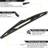 AUTOBOO Replacement For Focus 2012-2015 2016 2017 2018 Rear Windshield Wiper Blade Arm Set-Factory OE Style CV6Z17526C...