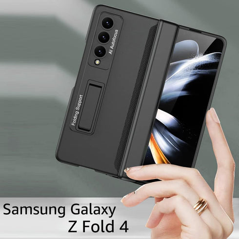 Case for Samsung Galaxy Z Fold 4 5G Magnetic Hinge Protective Case with 3 Adjustable Stand Modes,Ultra Thin Luxury PC Shockproof Anti-scratch Kick...