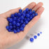 10mm Original Blue Agate Loose Semi Precious Beads Round Smooth Gemstones SpacerBeads for Jewelry Making 100PCS (10mm 100Beads, Blue Agate)...
