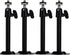 5.5inch Security Camera Wall Mount for Arlo Camera,CCTV Bullet Video Camera Outdoor/Indoor Camera Ceiling Mount (4 Packs, Black)...