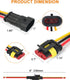 NAOEVO 3 Pin Connector Waterproof?16 AWG 3 Wire Connectors, Automotive Electrical Connectors Male And Female Way With Heat Shrink Tubing For Car T...