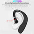 Bluetooth Headset,Bluetooth 5.2 Headset Waterproof Ultralight Hands Free Single Ear Business Earphone for Sport D...