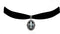 Victorian Vault Black Velvet Choker Fleur de Lis Cameo Gothic Steampunk Pendant Necklace...
