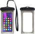 Floating Waterproof Phone Pouch Underwater Dry Bag Cell Phone Case Cellphone Dry Bag with Lanyard D1-CQSJD (Black)......
