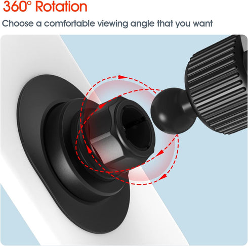 sincetop Car Vent Phone Mount with Vent Lock Hook, Air Vent Car Phone Holder for Horizontal Vent Fin, One Hand Quick Mount & Release Cellphone Hol...