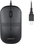 Perixx PERIMICE-503B Wired Optical Washable Mouse, Black (11419)...