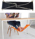 Home-organizer Tech Portable Adjustable Foot Hammock for Corner Desk Office Foot Rest Mini Under Desk Foot Rest Hammock for Home, Office, Airplane...