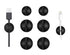 Cable Wire cord clips Organizer Holder Clamp Self-Adhesive Cord Management System for Charging USB Network Headphone Cables for Car Desk Office Ho...