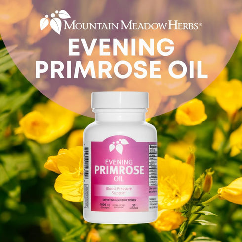 Mountain Meadow Herbs Evening Primrose Oil Capsules for Women: Support for Clear, Healthy Skin and More, with Omega-6 Fatty Acids, Gluten-Free, 10...
