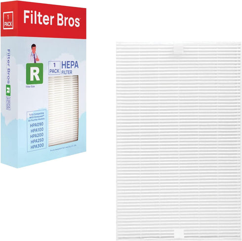 Filter Bros HRF-R1 HEPA Replacement Filter R 1 Pack Fits Honeywell HPA100 Series...