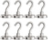 Magnetic Hooks Heavy Duty, 100 lbs Strong Hooks for Hanging, Magnet with Hook for Cruise, Grill, Fridge, Pack of 8......
