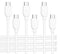 Cable Matters 3-Pack Extreme Flexible USB C Charging Cable 6ft in White, Support 60W PD, Apple CarPlay, Android Auto, USB C to USB C Cable for iPh...