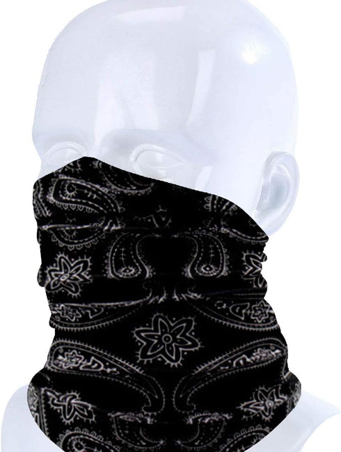 Tube Bandana Face Mask Scarf Paisley Print Head Neck Gaiter Motorcycle Bike Hiking...