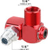 Hromee 1/4 Inch NPT 360 Degree Swivel Air Hose Connector, 1/4” Industrial Air Fittings and Pneumatic Tool Adapter 2 Pack...
