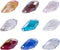 Lot 90pcs Glass Teardrop Beads - LONGWIN 8x18 Crystal Oval Shaped Beads Jewelry Making Supply for DIY Projects, Bracelets, Necklaces, Earrings...