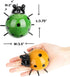 GIFTME 5 Metal Garden Wall Art Decorative Set of 4 Cute Ladybugs Outdoor Wall Sculptures...