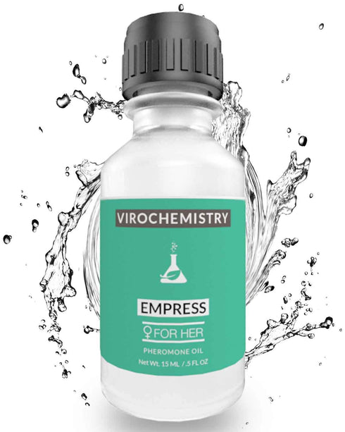 Pheromones For Women (EMPRESS) - Elegant, Ultra Strength Organic Fragrance Body Perfume Oil 15mL Concentrate [Human Grade Pheromones to Attract Me...