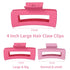 Sisiaipu 4.1 Inch Large Hair Claw Clips 12 Pcs Big Claw Clips for Thick Hair Square Hair Clips Jumbo Jaw Clips Bulk Hair Accessories for women and...