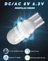 Keiurot 555 Bulb T10 194 DC AC 6V 6.3V for Pinball Led Bulbs Arcade Pinball Machine Light Bulb Lamp Warm White Nonpolarity, Pack of 10...