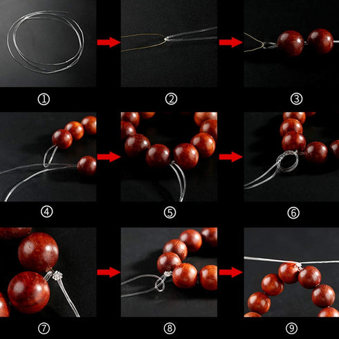 328ft Clear Bead Cord Crystal Elastic Stretchy Bracelet String for Jewelry Making Necklace Bracelet Beading Thread, 0.8 mm...