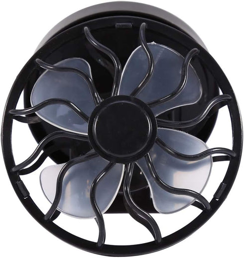 Electric Mini Solar Fan, Air Conditioner Cooling Cell Fan, Clip on Visor or Held by Hand, only Works in the Direct Sun...